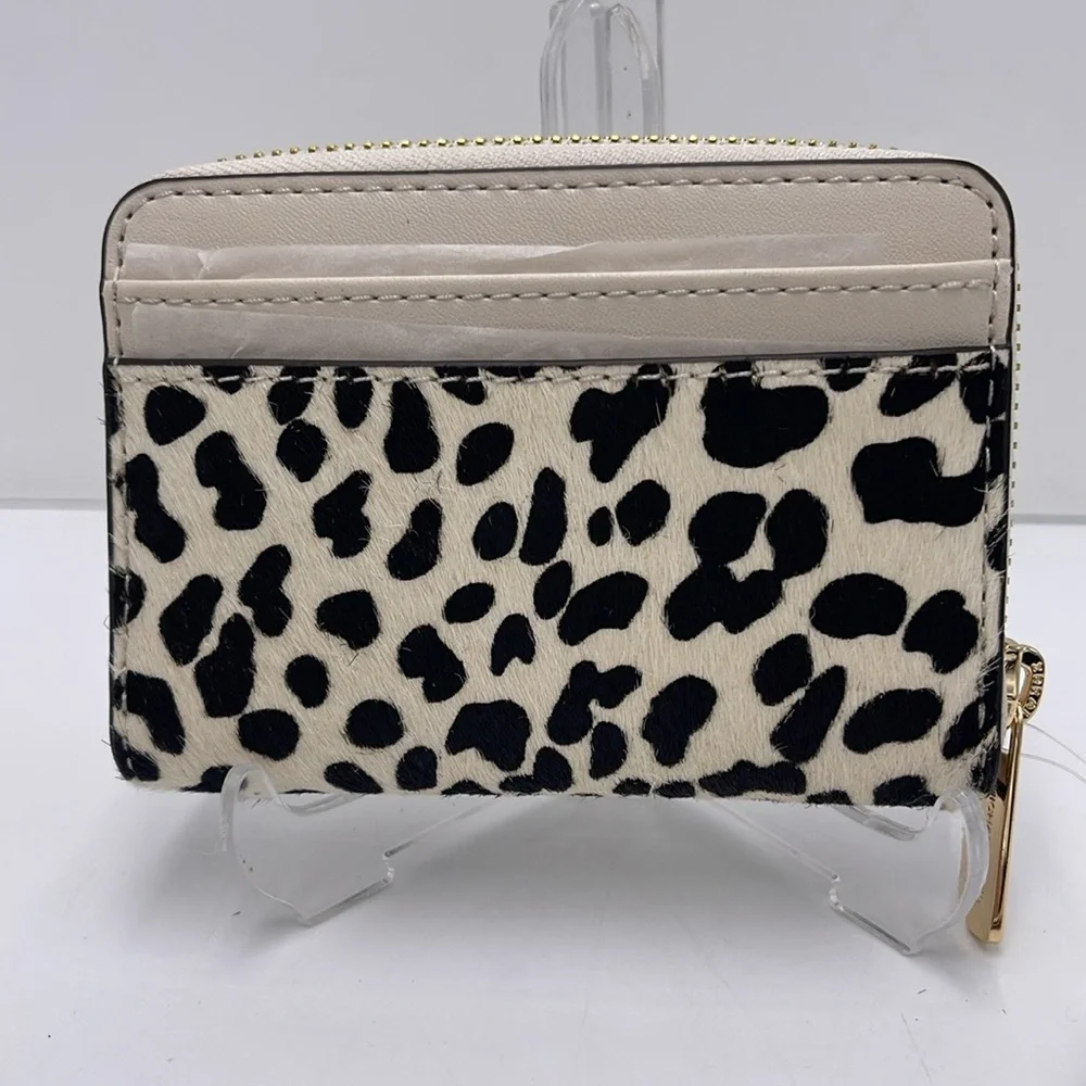 Michael Kors Jet Set Travel MD Zip Around Card Case Wallet (Light Cream Multi) - Picture 16 of 16
